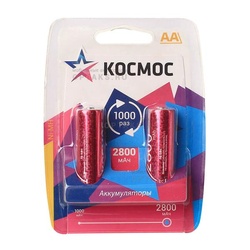 Аккумулятор космос. Аккумулятор космос r6 (2800 Mah) bl2 (2/24/288) sm00000021134. Батарейка космос r06. Аккумулятор r6 2800 Mah космос 2bl. Аккумулятор космос r6 1900 Mah bl2 2/24/288.