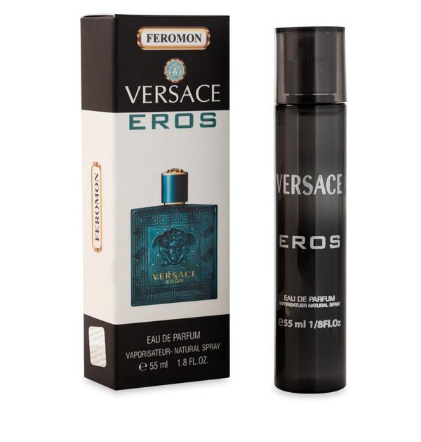 Ерос тм отзывы сотрудников. Духи с феромонами Versace. Versace Eros мужской феромон. Premium Black Edition Feromon.