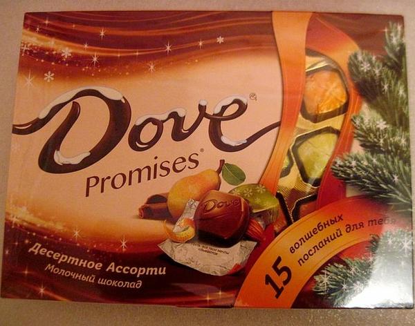 Шоколад dove Promises состав