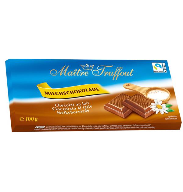 Шоколад Maitre Truffout Maitre Truffou choc´n Rice молочный с воздушным рисом