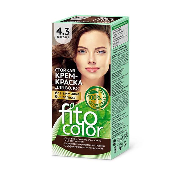 Fitocolor стойкая крем-краска для волос темный каштан 115мл