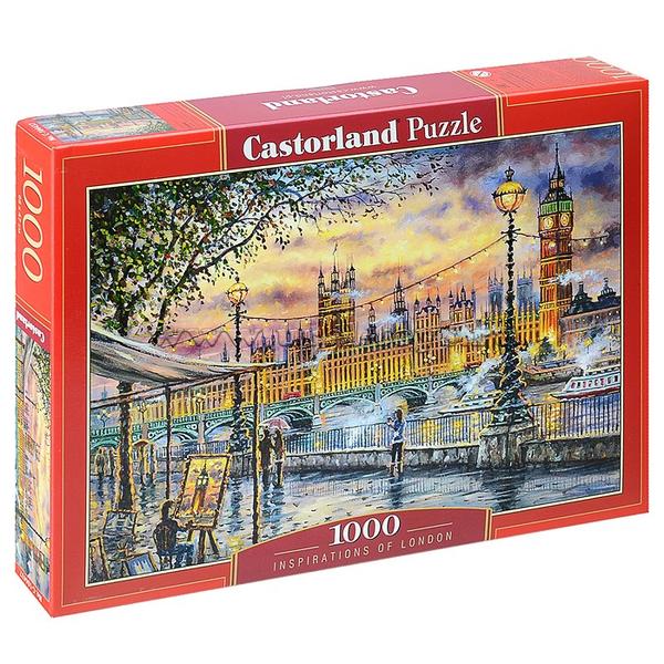 Пазл 1000 деталей. Касторленд пазлы Лондон. Castorland Puzzle 1000 London. Пазл 1000 Лондон с-104437. Пазл Hatber 