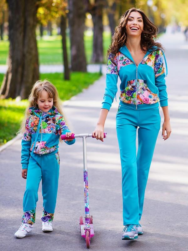 Спортивные костюмы мама и дочка